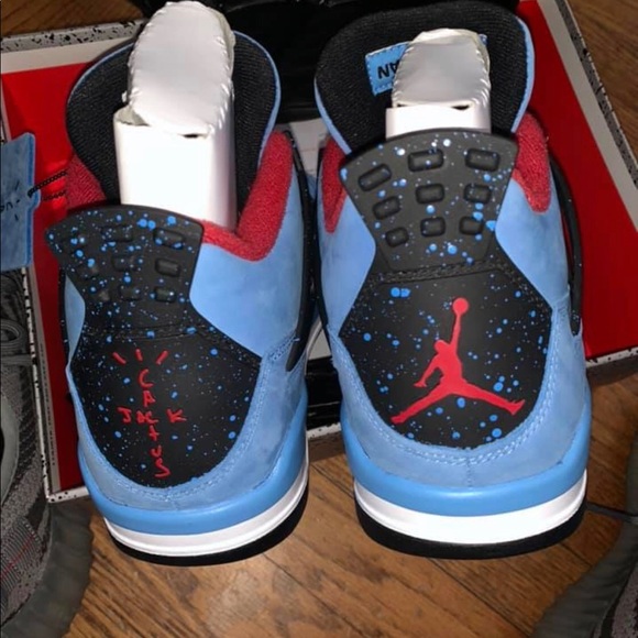 Travis Scott Cactus Jack Jordan 4's Size 10 - Picture 3 of 5